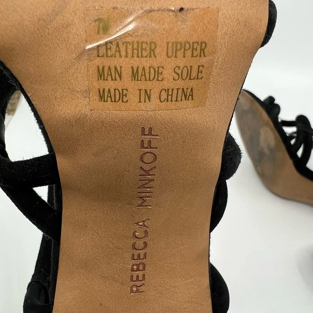 Rebecca Minkoff Women's Apolline Strappy High-Heel Sandals Women's 7 US - Image 9