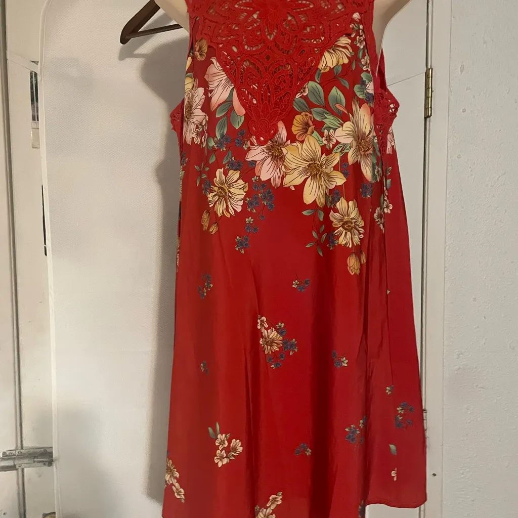 Miss Me Red Floral Dress - Image 6