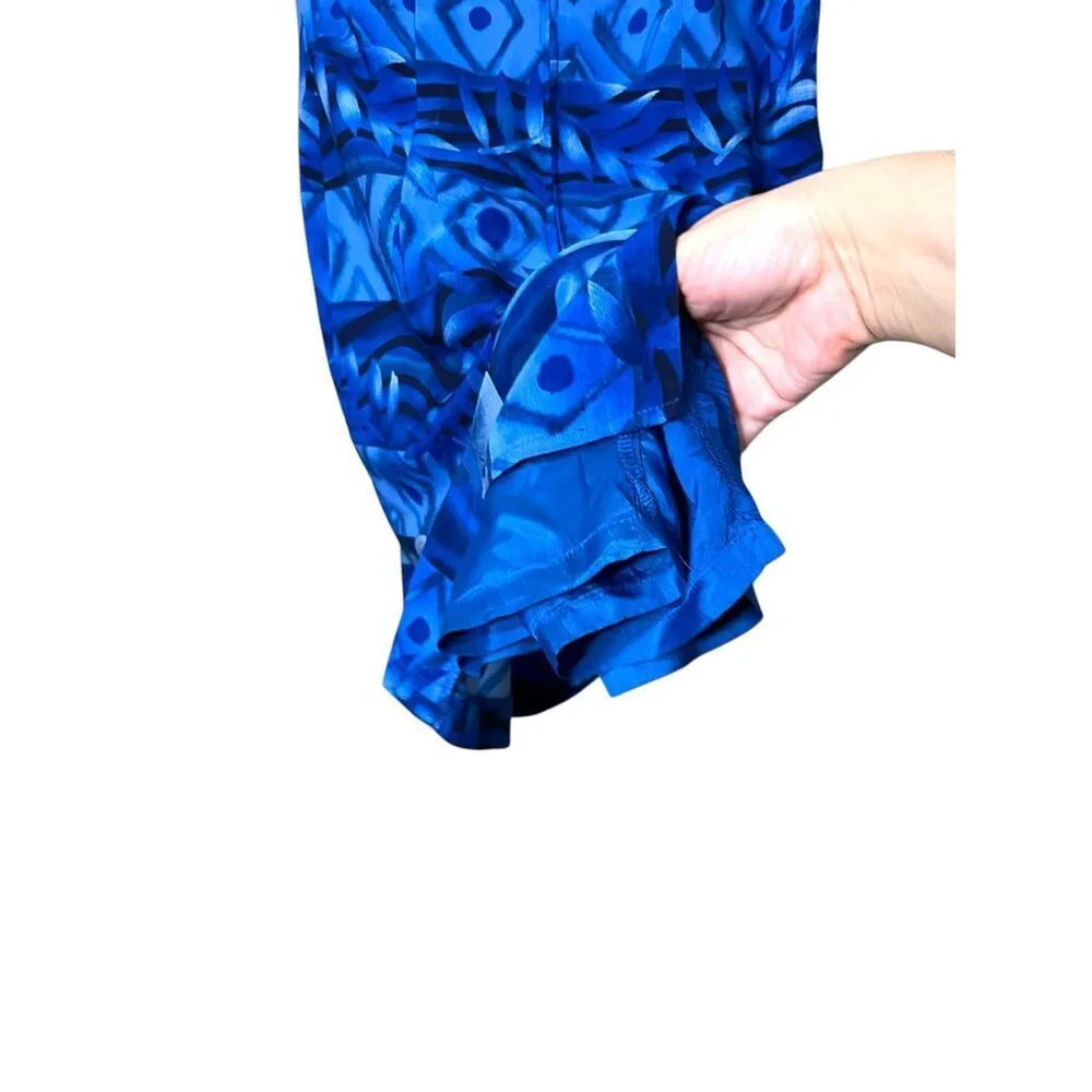 Vintage Jessica Howard Blue Sleeveless Scoop Neck Knee Length Dress 10‎ - Image 7