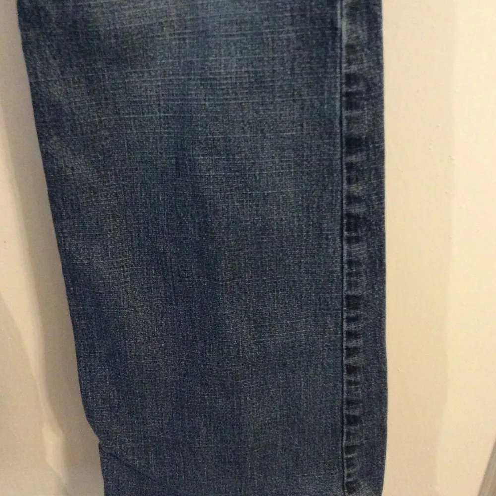 Vintage BEBE patch pocket button up boot cut jeans ADORABLE Size 30 stretch - Image 5