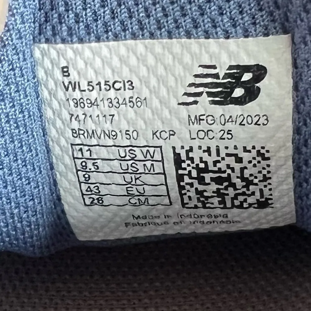 New Balance Classic 515 Unisex Shoe Size 9.5 or 11 #B1575 - Image 9