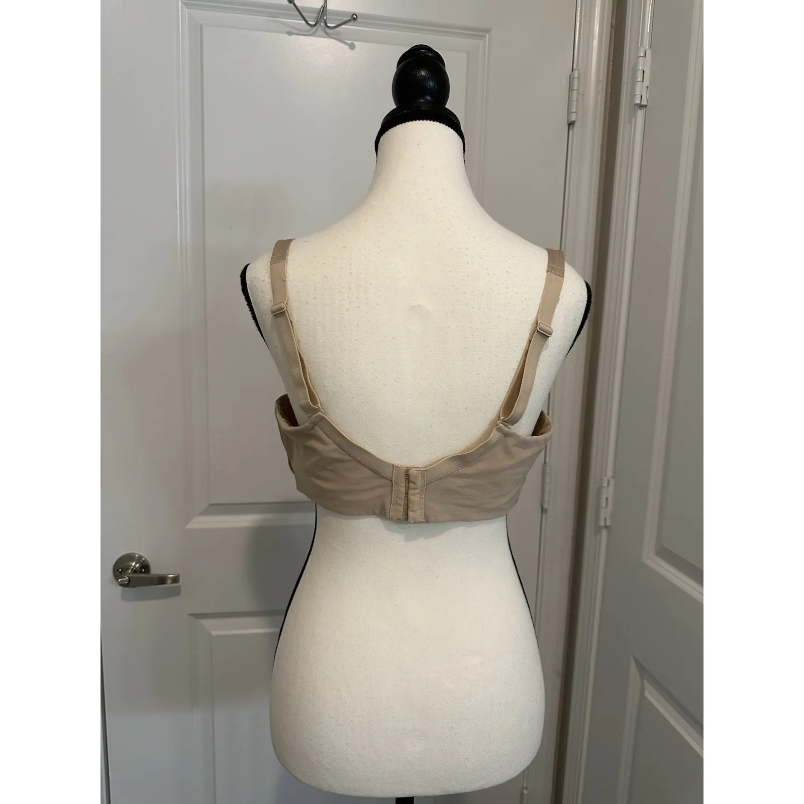 Soma 38DDD Enticing Lift Balconet Bra Beige Lace Underwire Lightly‎ Lined - Image 2