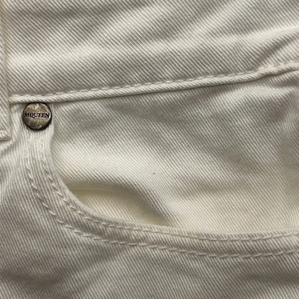 Alexander McQueen Mid Rise Ankle Size EUR 40 Embellished Side Zippers Designer - Image 11