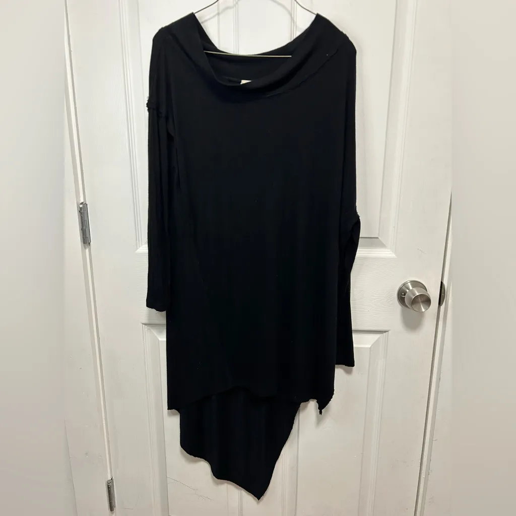 We The Free Black Asymmetrical Dress - Image 2
