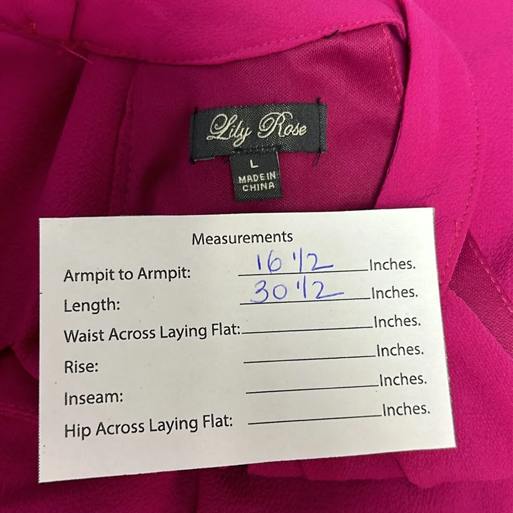 Lily Rose Mauve Berry Purple Chiffon Halter Trapeze Dress Cold Shoulder Sz L - Image 12