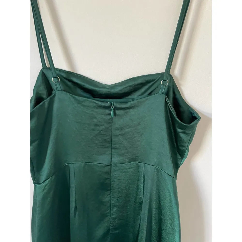 Lulu's Layered Holiday Formal Mini Dress Green Size Small - Image 5