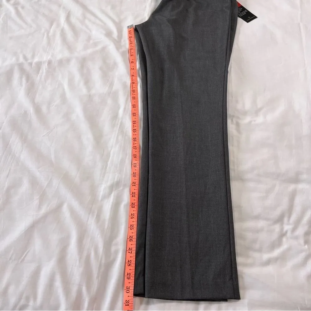 Worthington NWT  Women's 4 Curvy Straight Leg Grey Pants Business Casual Slacks - Image 5