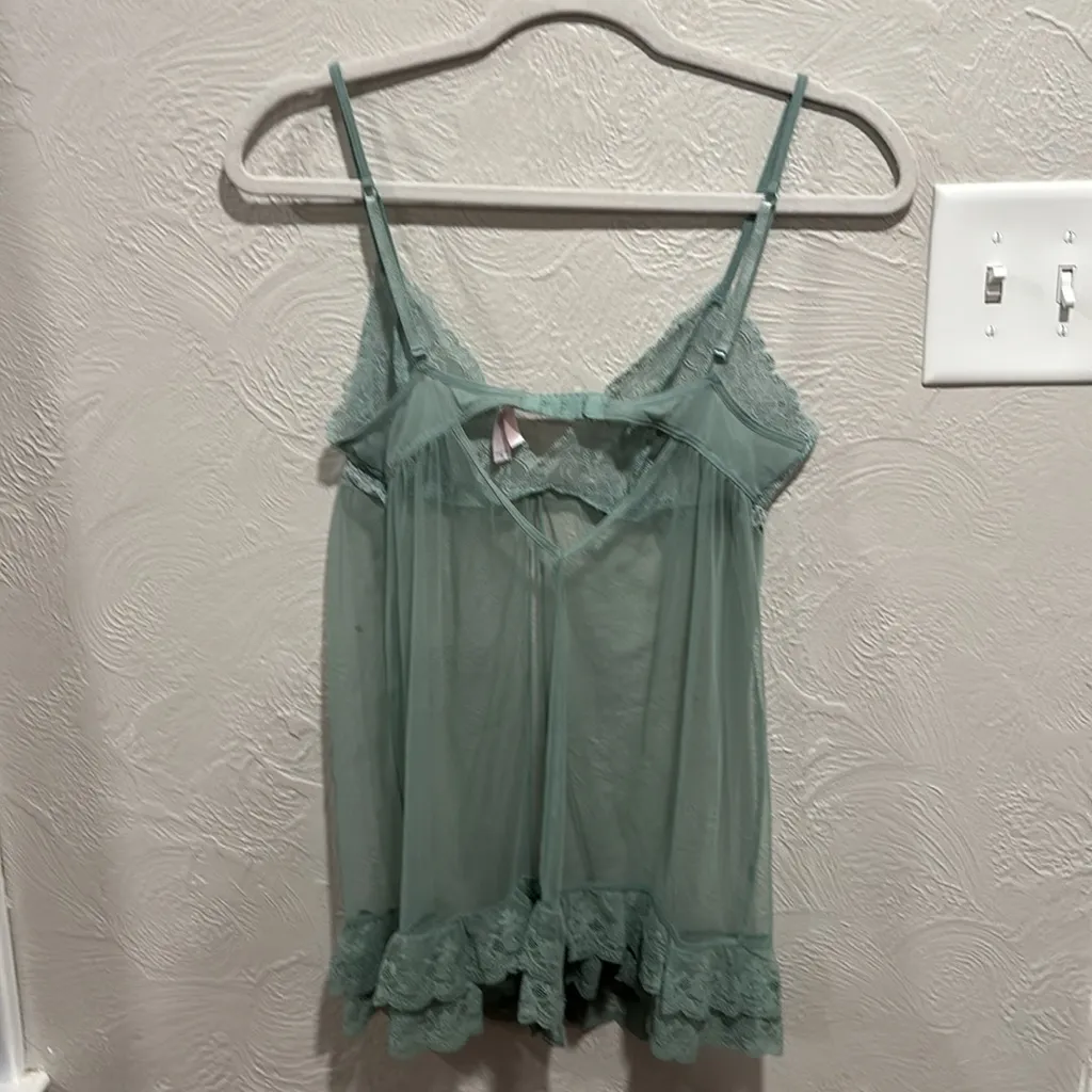 Victoria’s Secret Sheer Lace Babydoll Intimates Chemise Size Small - Image 8