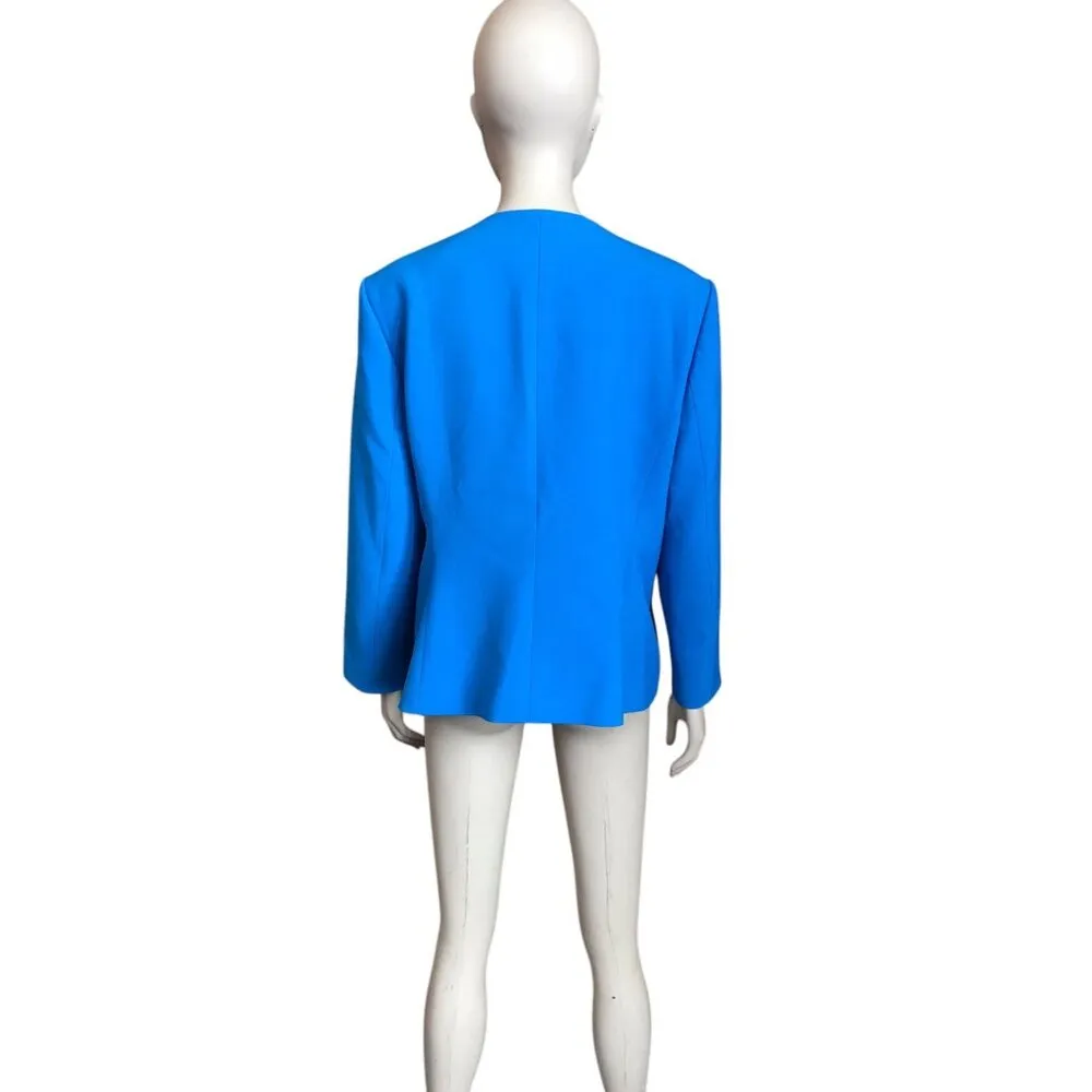 Hugo Boss Blue Button Up Long Sleeve Blazer - Image 5
