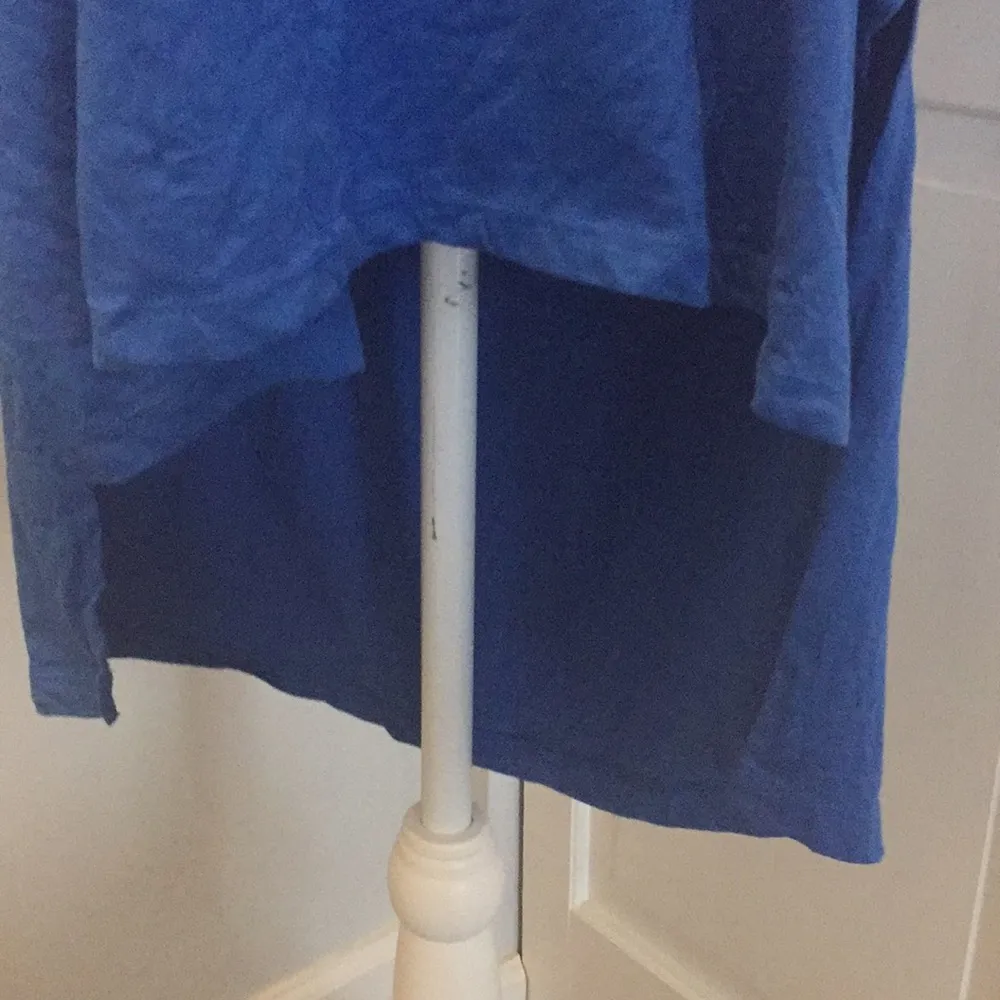 Hi lo dress with drawstring sleeves. Blue Size 18 - Image 3