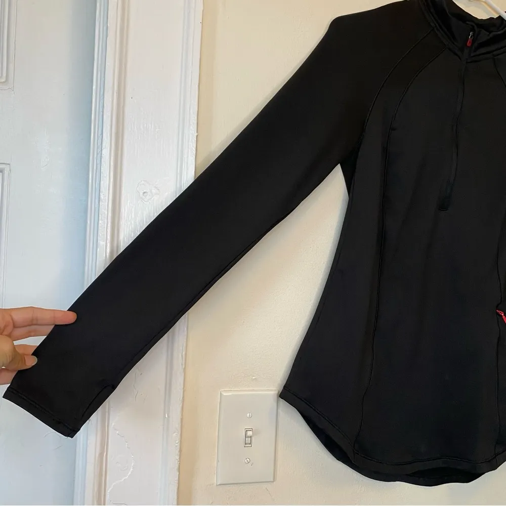 Spyder  Women’s Half Zip Long Sleeve Mock Neck Active Sweatshirt Black Sz Small - Image 5
