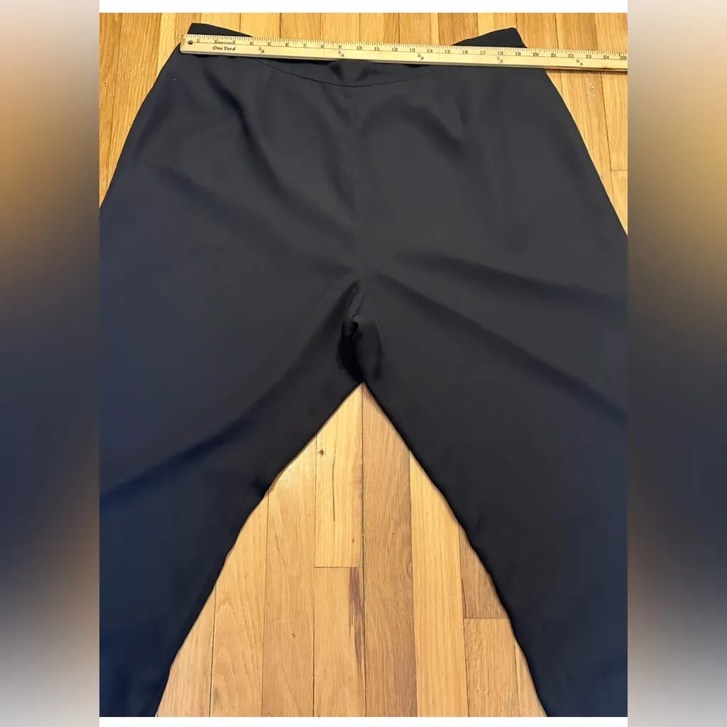 Roaman’s dressy Formal Wide leg pants Size 24 Black - Image 3