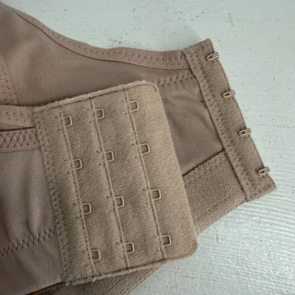 Glamorise No Bounce Cami Wire Free Sports Bra 1066 Beige 44D Tan Size undefined - Image 4