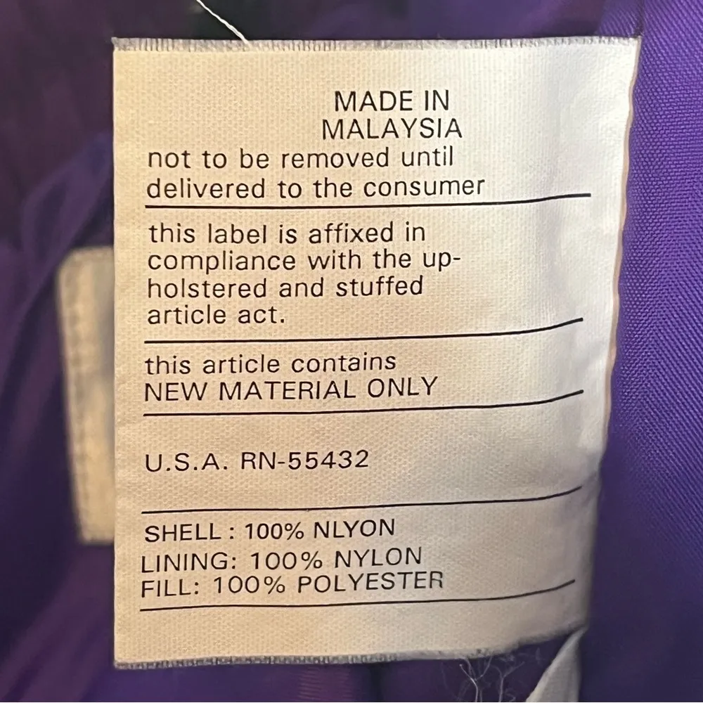 Fera Ski Wear Womens Sz 10 Vintage Ski Snowboard Snow Pants Purple 90’s - Image 13