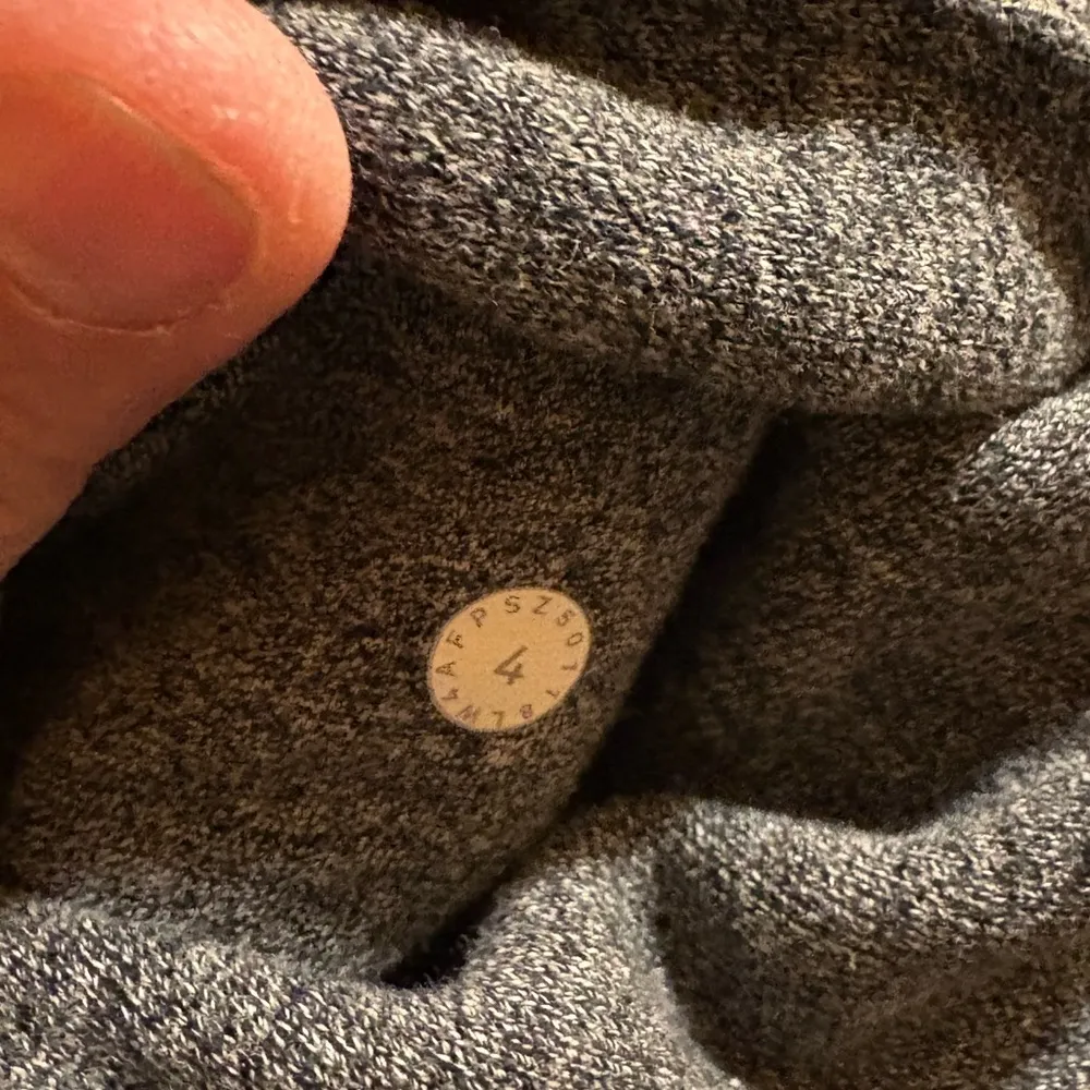 Light Cotton Fleece Scuba Hoodie in Heathered Speckled Black - Image 6