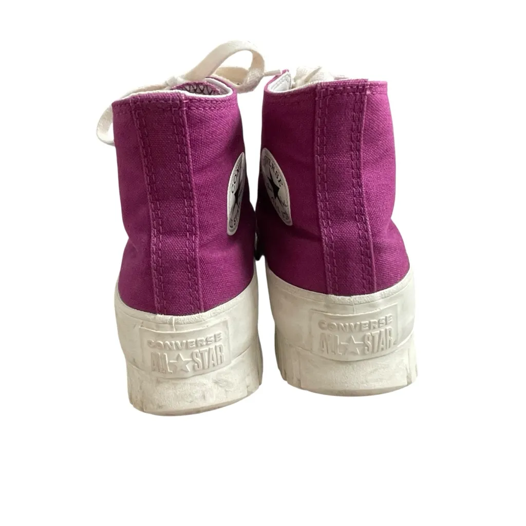 Converse Chunk Taylor All Star Lugged 2.0 Platform Shoes Women’s Size 6 Purple - Image 6