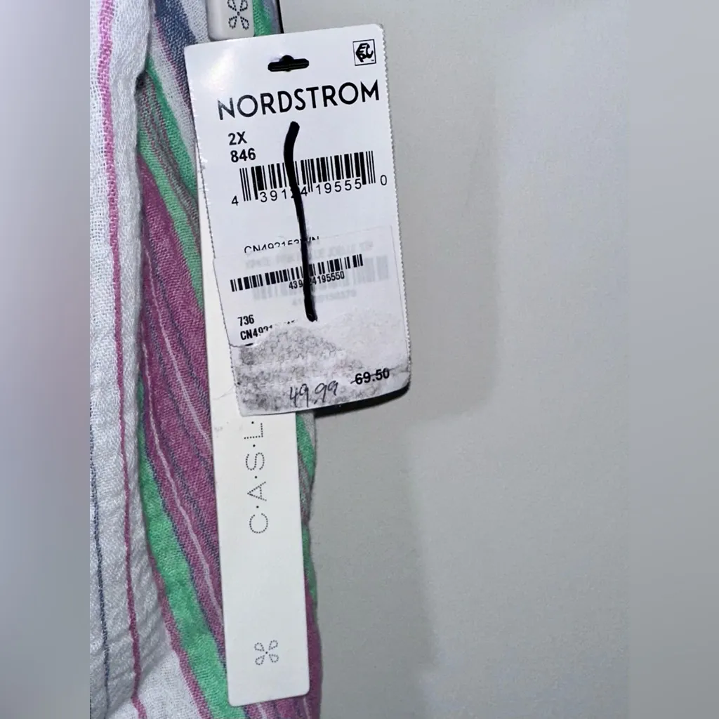 NWT‎ CASLON Cotton Button-Down - 2X - Image 5