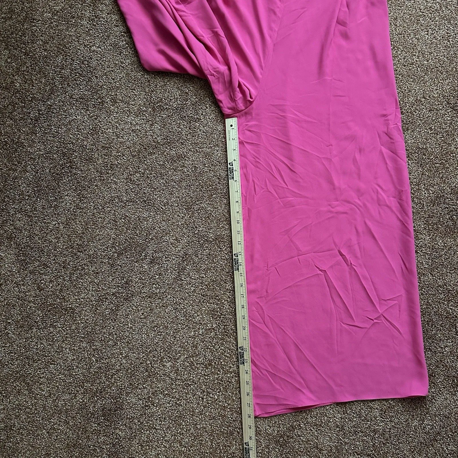 Sugar Lips Pants Women’s Lg Pink Wide Leg High Rise Soft Power Office - Image 9