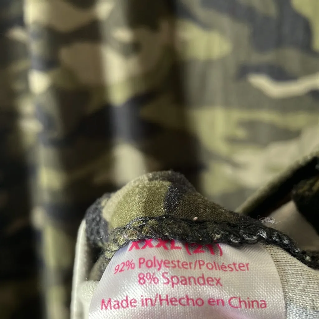 FINAL MARKDOWN No boundaries camo look junior dress xxxl - Image 4