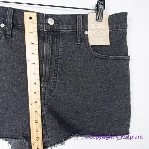 New! Madewell The Perfect Vintage‎ Jean Short in lunar wash, size 31 - Image 6