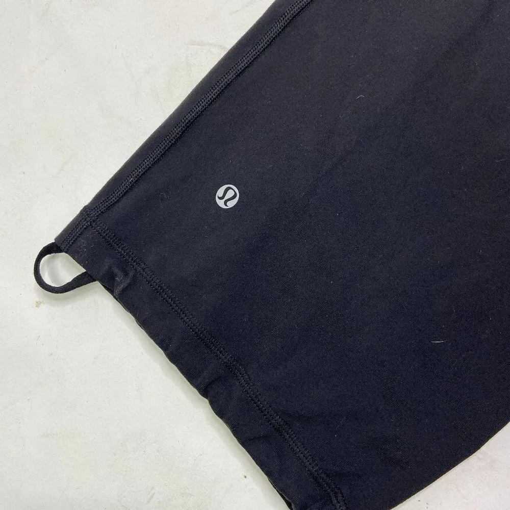 Lululemon Dharana Crop Pants Black Pink Stripe - Image 5