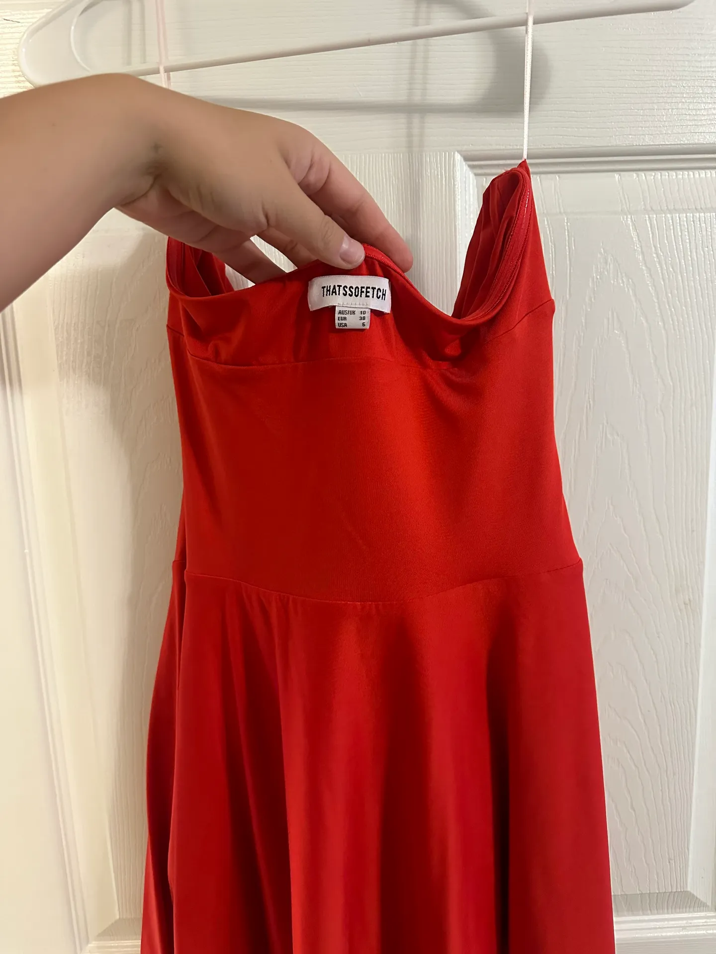 ThatsSoFetch Aveda mini Red Dress - Image 2