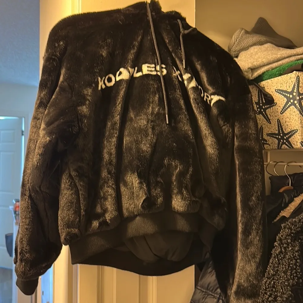 The Kooples X Sport Faux Fur Hoodie - Image 4