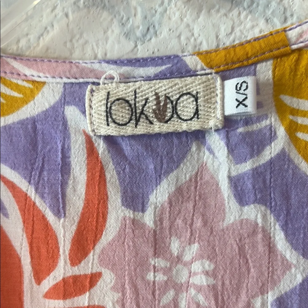 Lokoa the label Colorful Floral Women's Dress XS Purple - Image 2