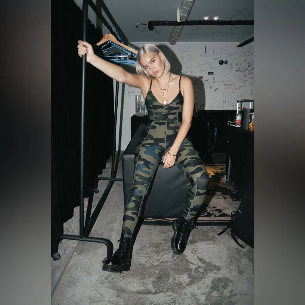 THE UPSIDE
Camouflage Jumpsuit In Army Camo Green Size 4 - Image 9