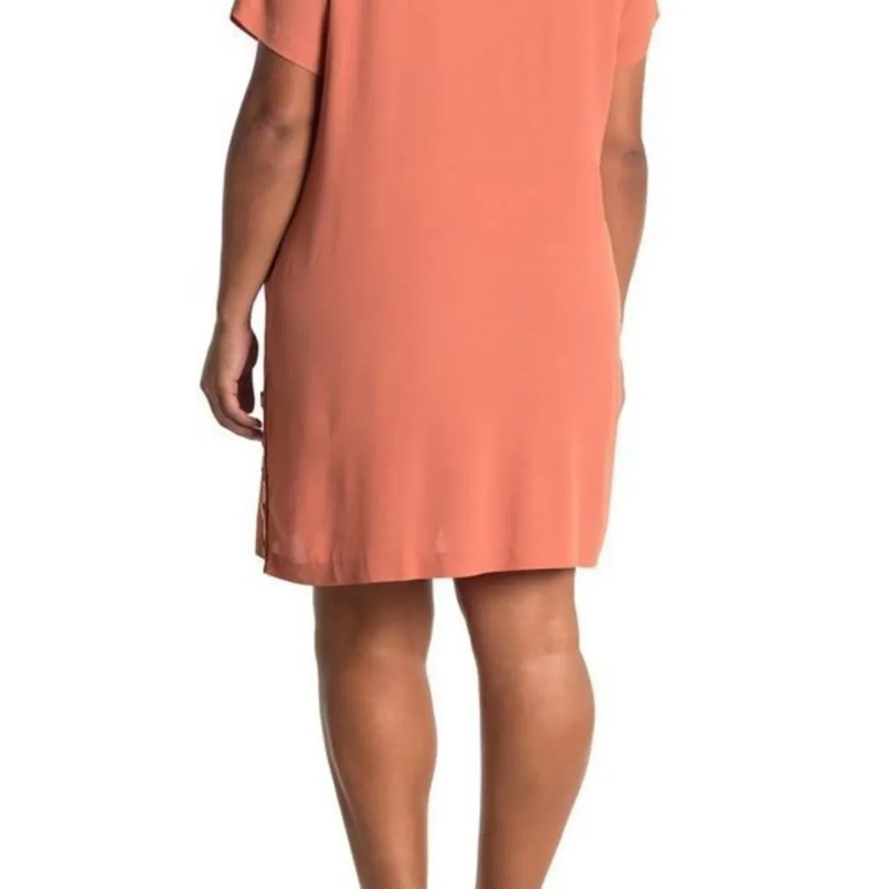 Madewell Side Button Easy Dress Sweet Dahlia NWT - Image 3
