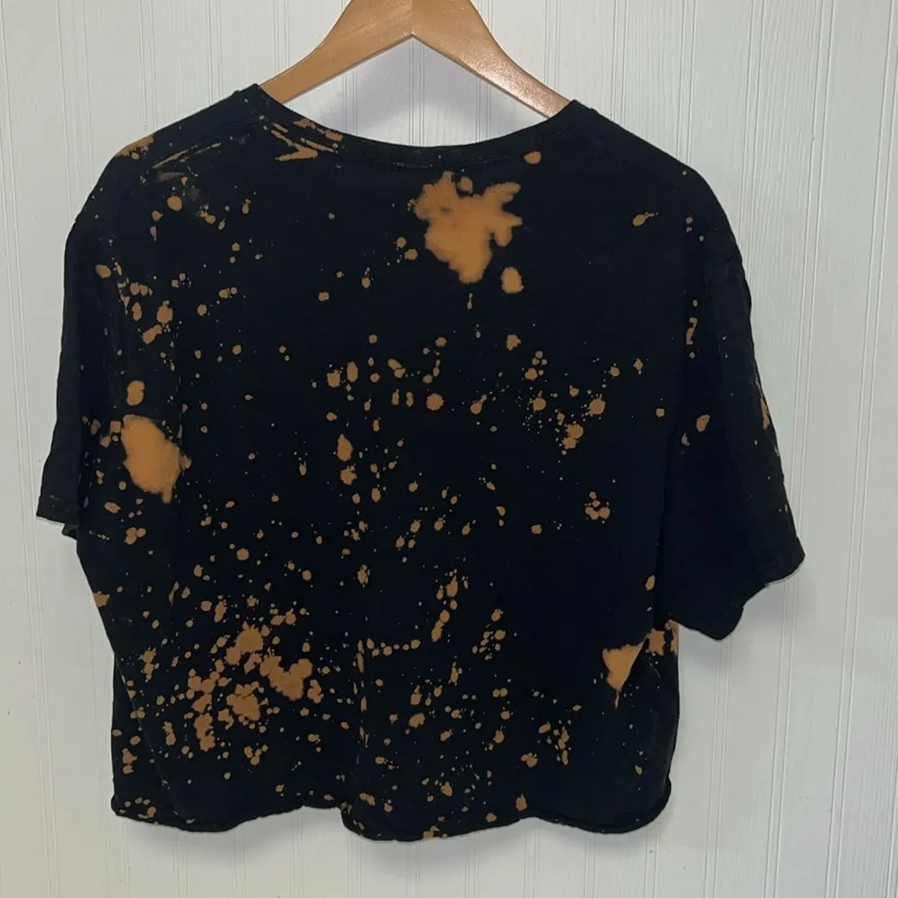 Betty Boop Motorcycle Born To Rule reverse tye died v-neck t-shirt - Image 6