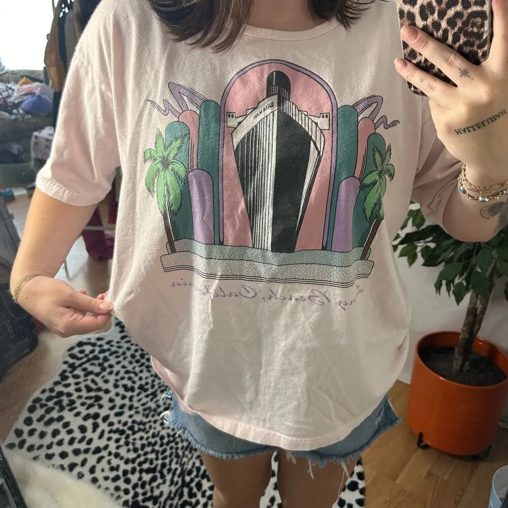 Vintage Long Beach Cruise Crew Neck Knit T - Image 5