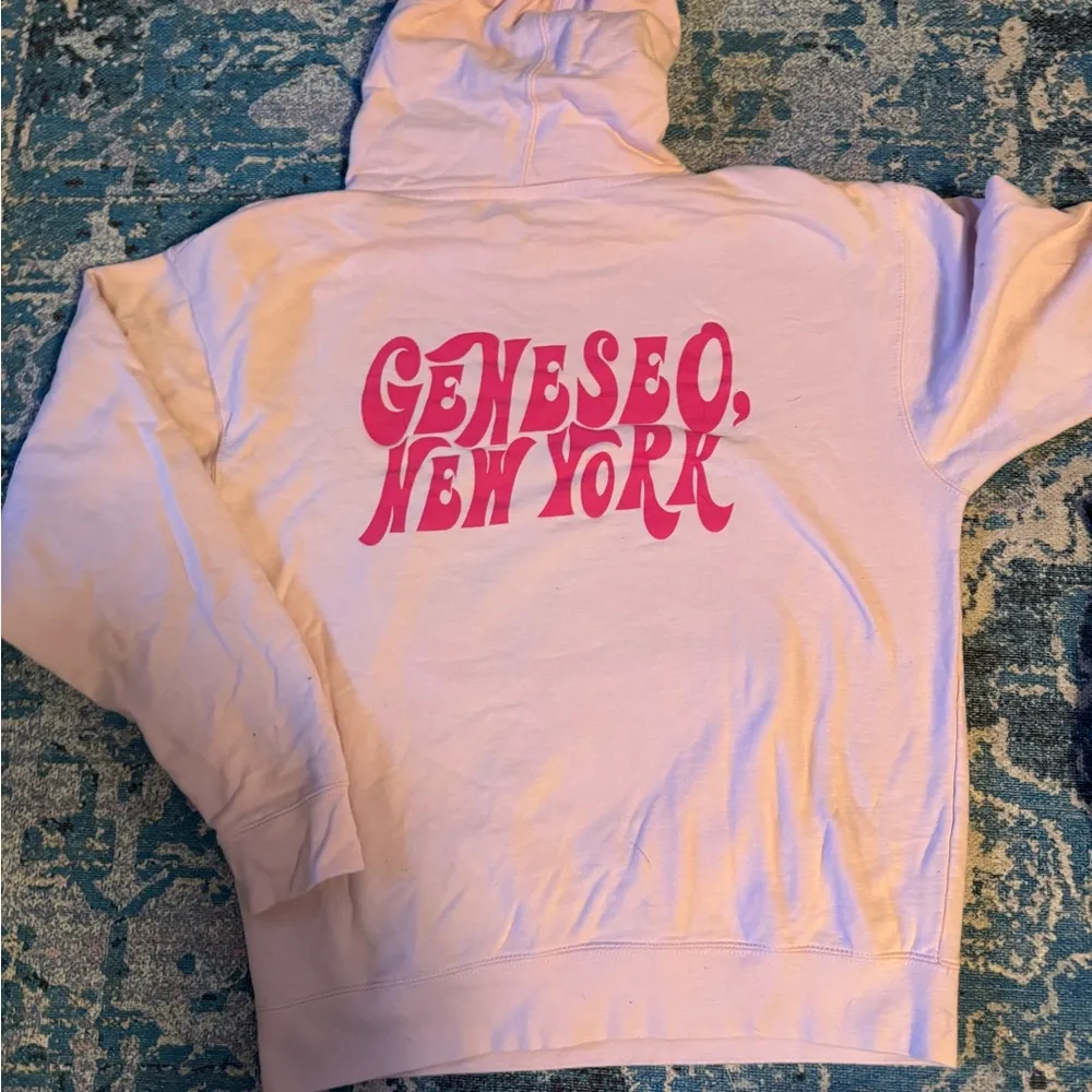 SUNY Geneseo hoodie Pink Size L - Image 3