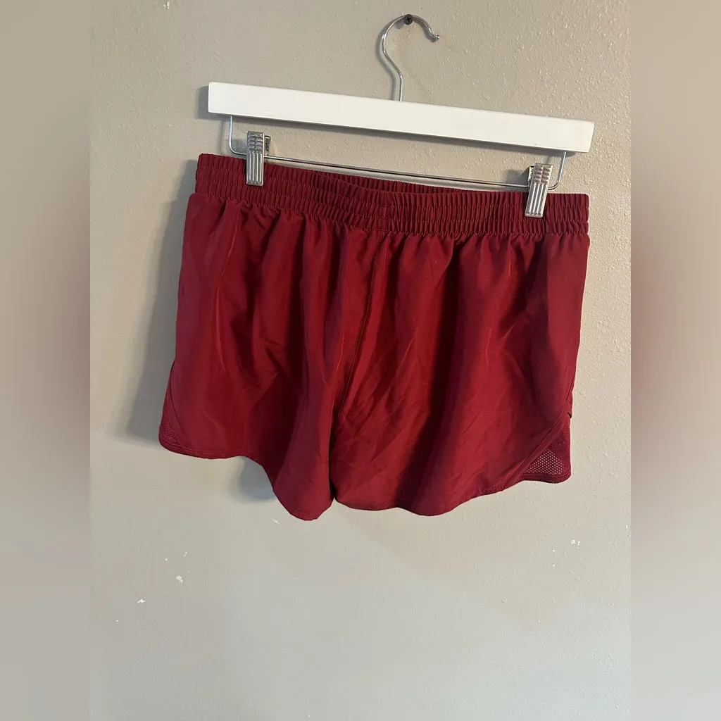Under Armour  Women’s Red Athletic Shorts - Image 3