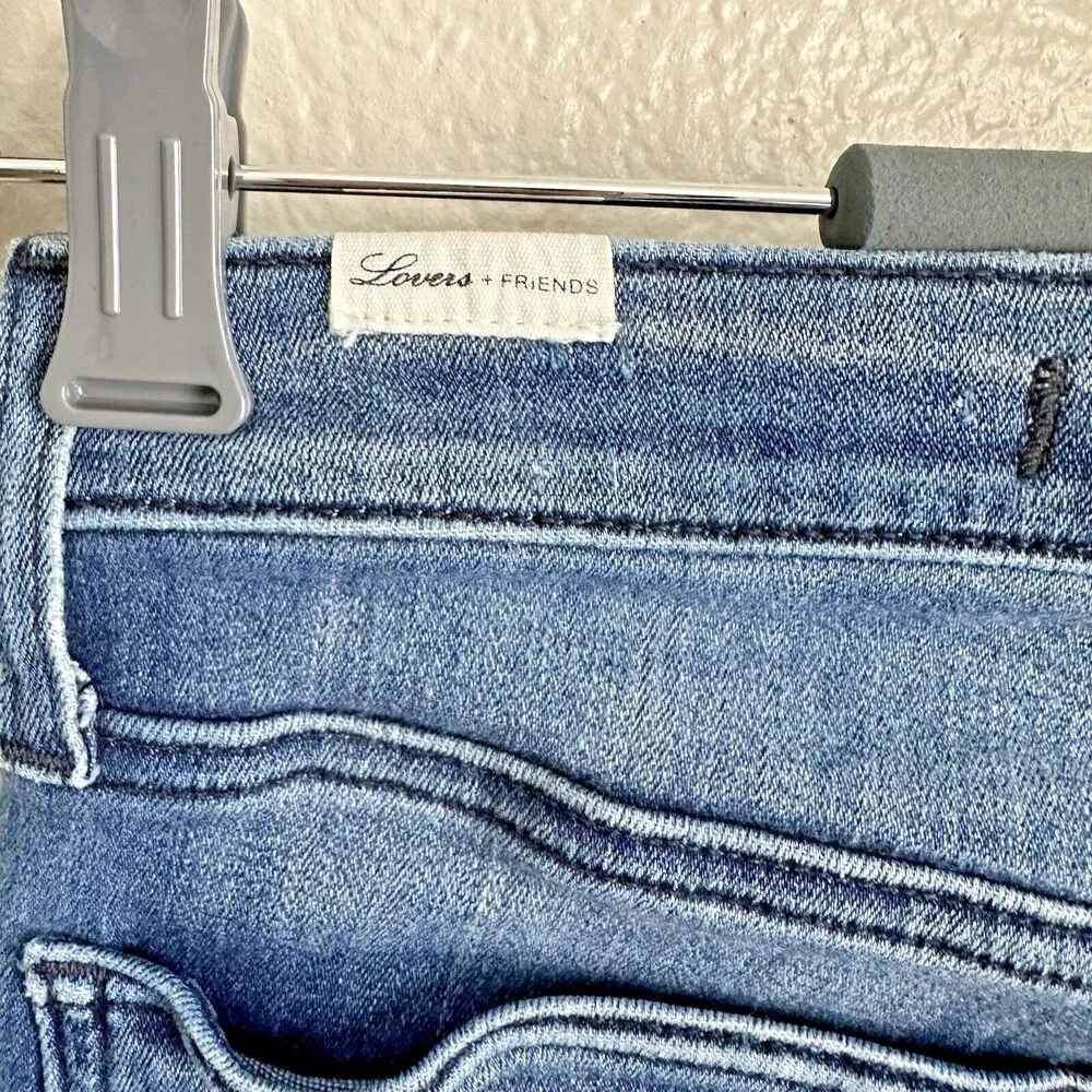 Lovers And Friends Denim Revolve Womens Size 26 Cole Moto Jean In Sutherland - Image 8