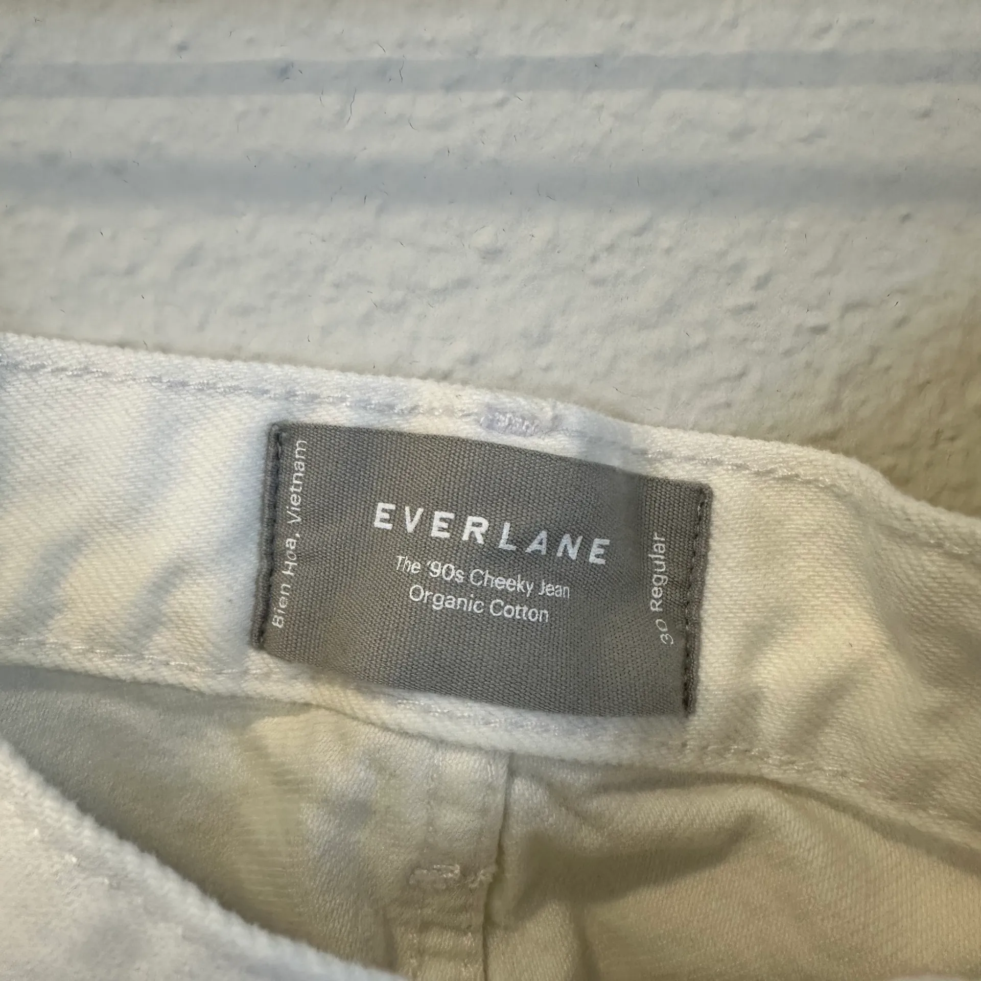 Everlane The 90s Cheeky Jean in white Women’s 30 476 - Image 2