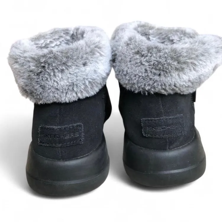 Skechers Womens 8.5 On The Go Joy Savvy Side Zip Boot Black 144003 - Image 3