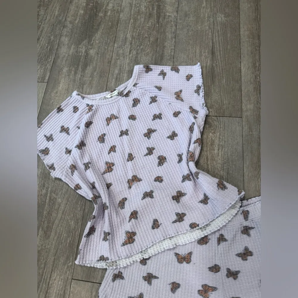 AMERICAN EAGLE Charming Butterfly Print Loungewear Set pajama - Image 8