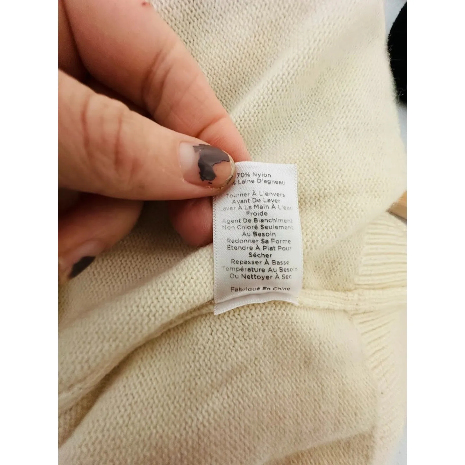 Talbots Fair Isle Fringe Pullover Wool Blend Sweater Womens Large Petite LP Boho - Image 7