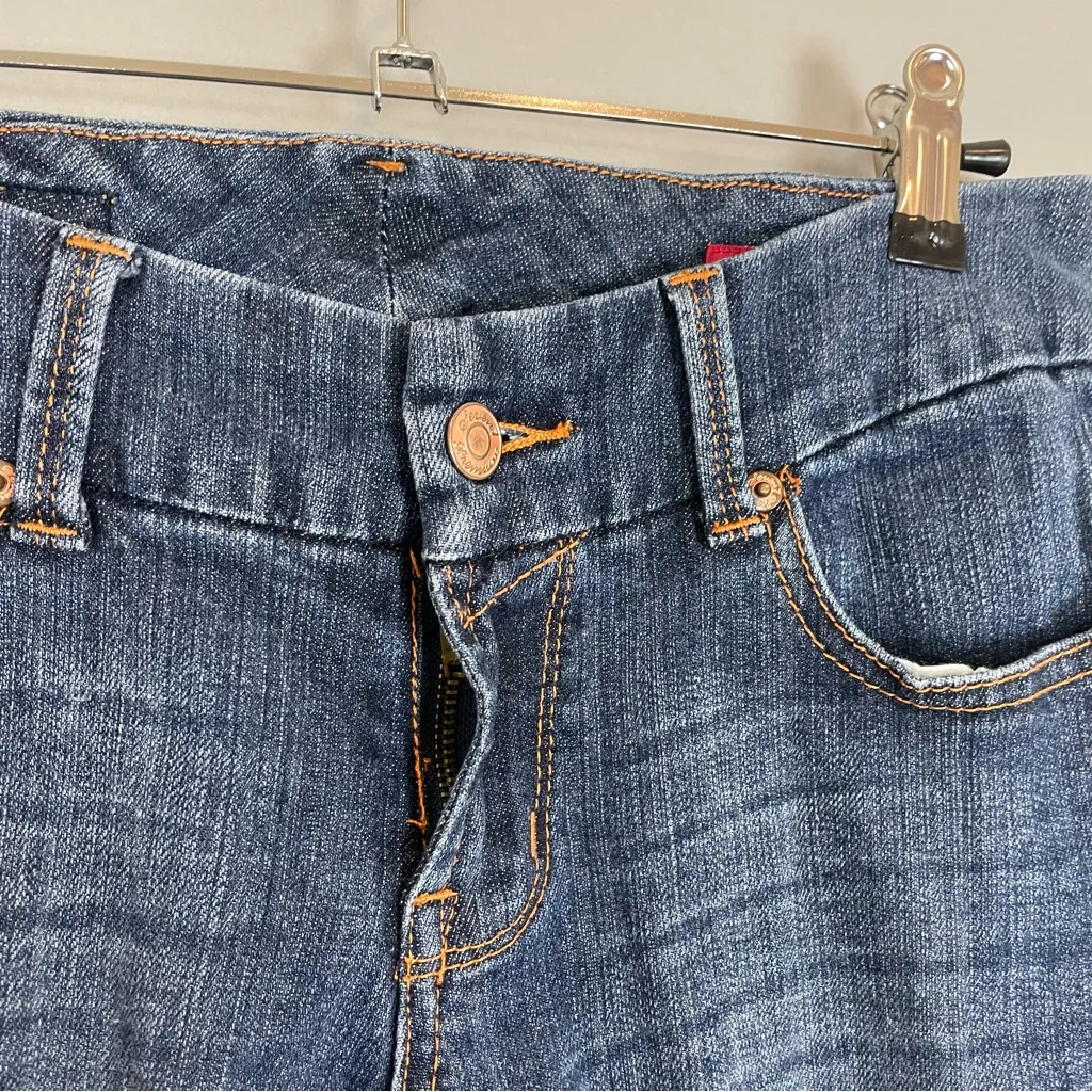 Seven7 Jeans Bootcut Size 27 Low‎ Rise Blue Stretch Whiskering Fades Women - Image 8