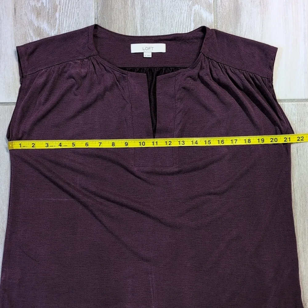 Loft Slitneck Sleeveless Top | Loft Loose fit  Sleeveless Shirt - Image 11