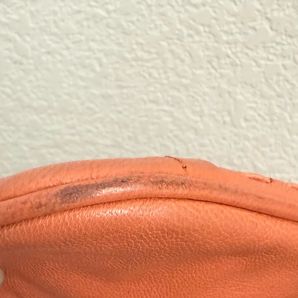 MARC New York ANDREW MARC Orange Leather Studded Woven Crossbody Bag - Image 11