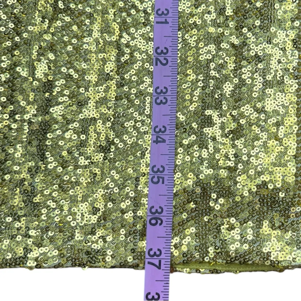 Calvin Klein NWT Yellow Sequin Cocktail Dress - Image 10