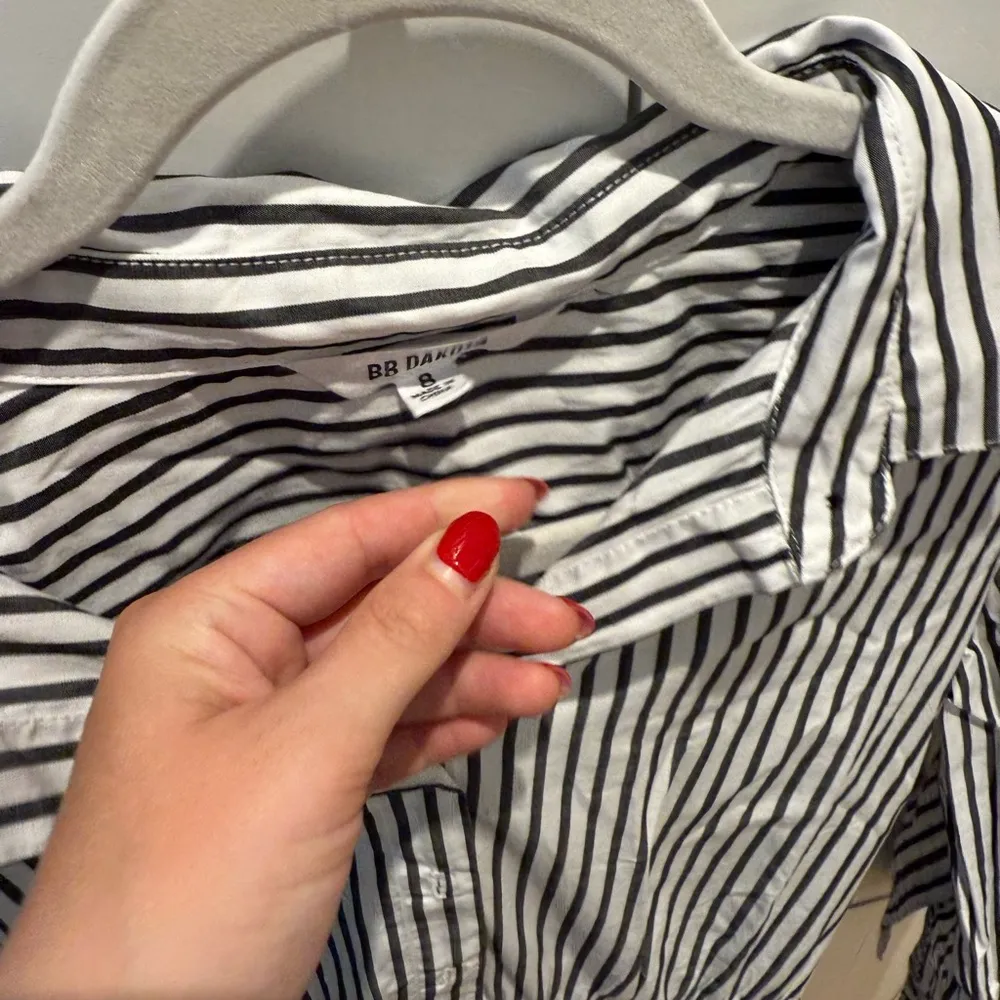 BB Dakota Monochrome Striped Shirt - Image 3