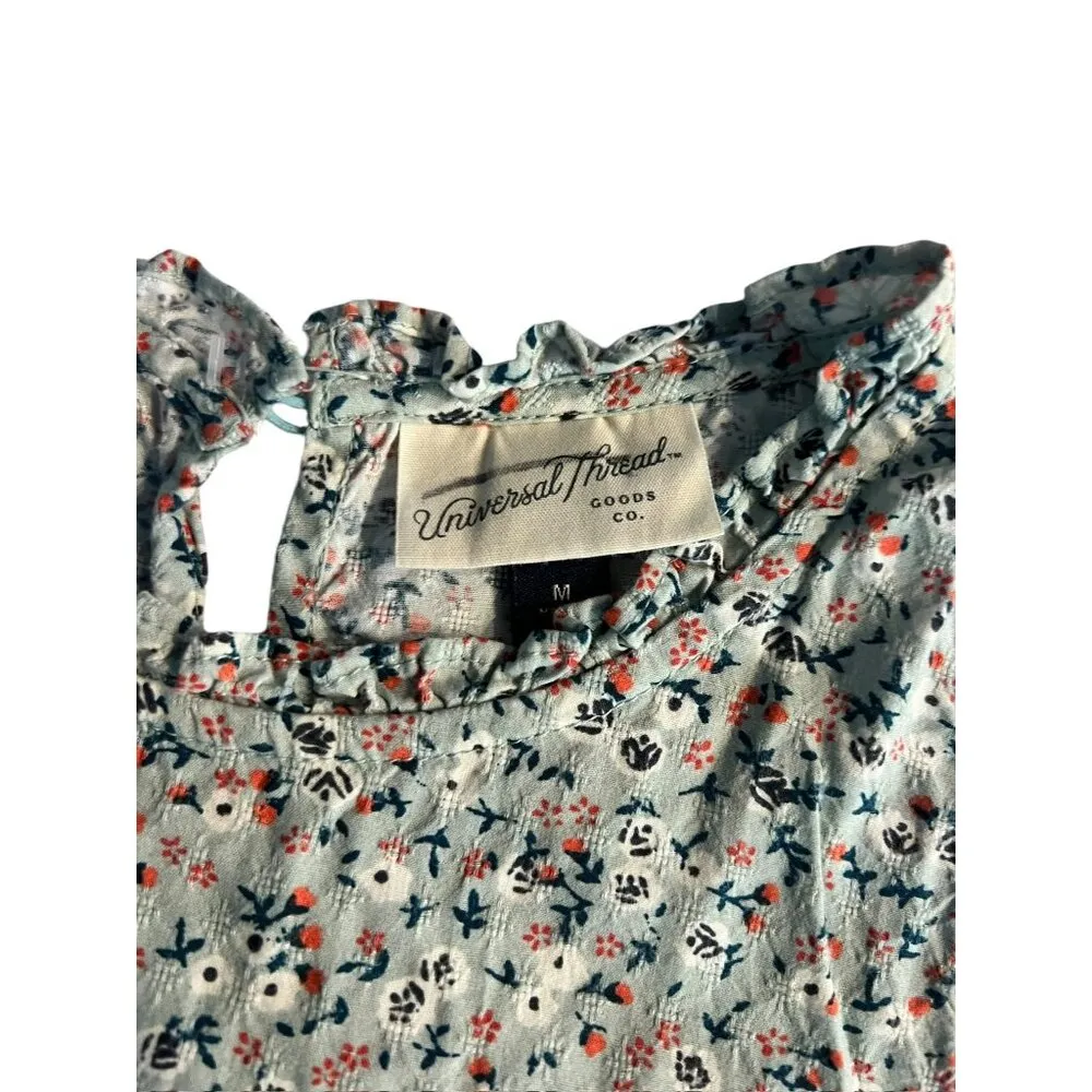 Universal Thread Women's Sleeveless Floral Ruffled Top - Image 5