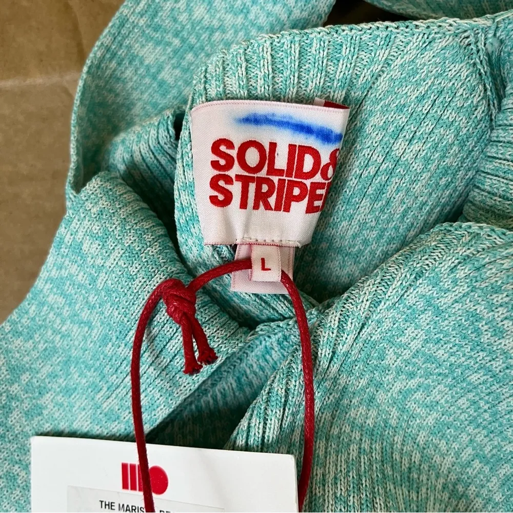 Solid & Striped  The Marissa Mini Dress in Turquoise - Image 7