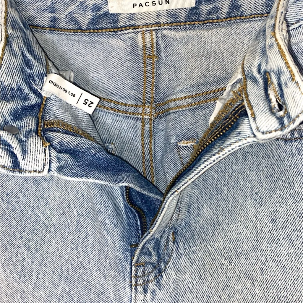PacSun Sumo Light Blue Distressed Straight Leg Jeans - Image 3