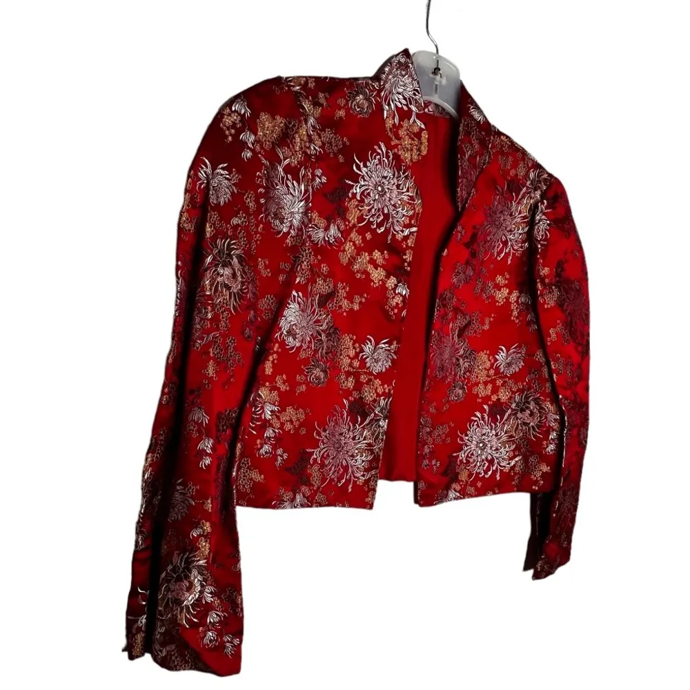 Vintage Cropped‎ Red Jacket - Image 4