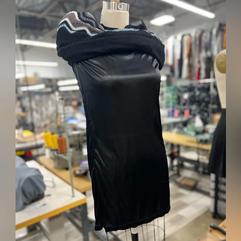 Etcetera Chevron Sweater Dress S - Image 8