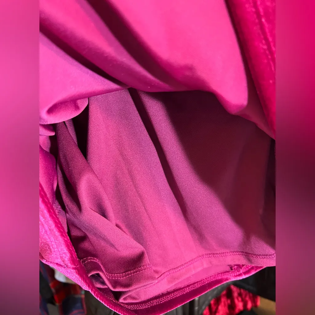 Parker NWT Women's Burgundy Velvet Blouse One Shoulder M - Image 11